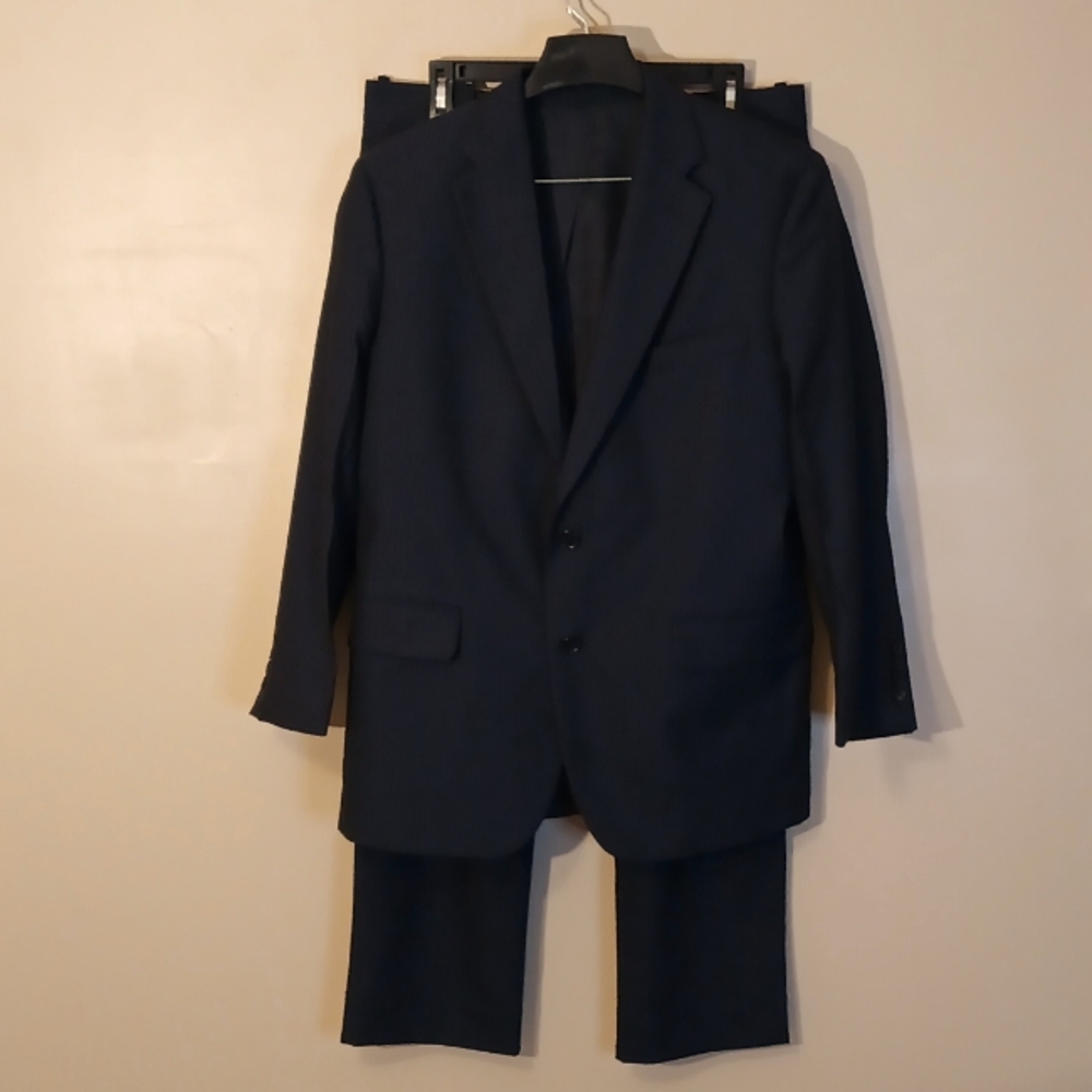 Corporate Image Men's Pinstripe Suit